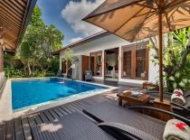 Villa Lakshmi Kawi, terrasse de la piscine